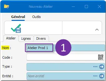 Nommage Atelier Prod 1
