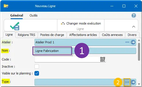 Nouveau Ligne Fabrication