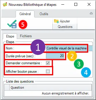 Ajout étape de contrôle visuel