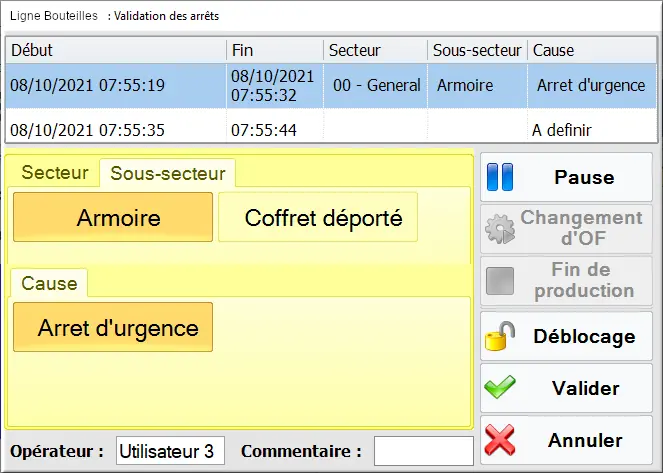 Saisie d'un arrêt