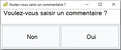 Commenter la reprise maintenance